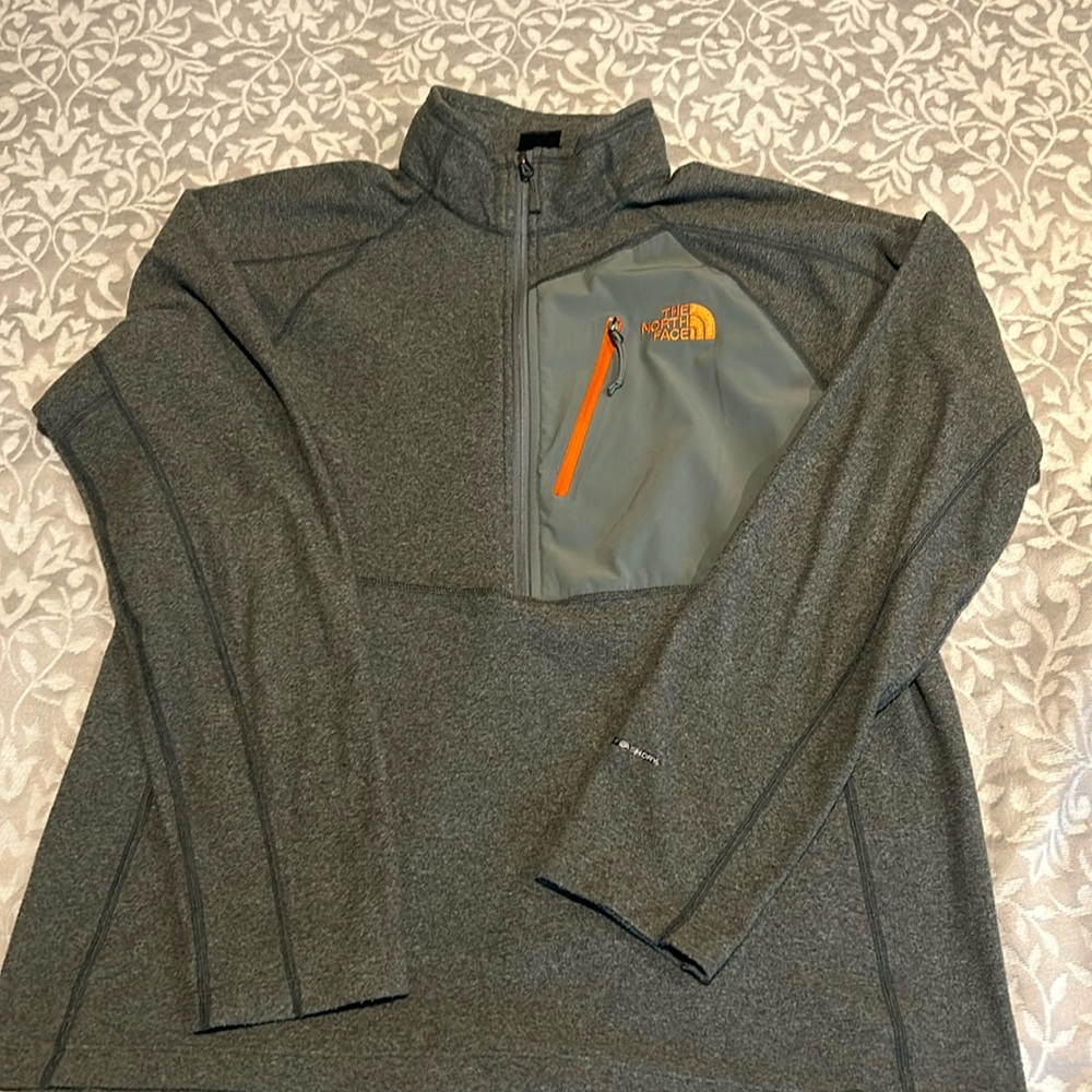Men’s north face fleece quarter zip pullover
